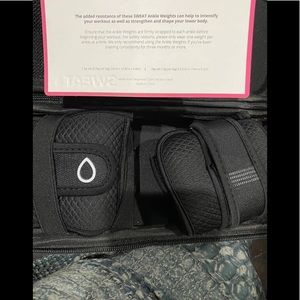 “Sweat” brand ankle weights